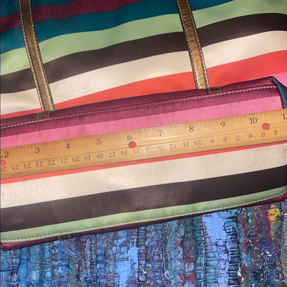Coach Multicolor Striped Legacy Bag - Picture 14 of 16